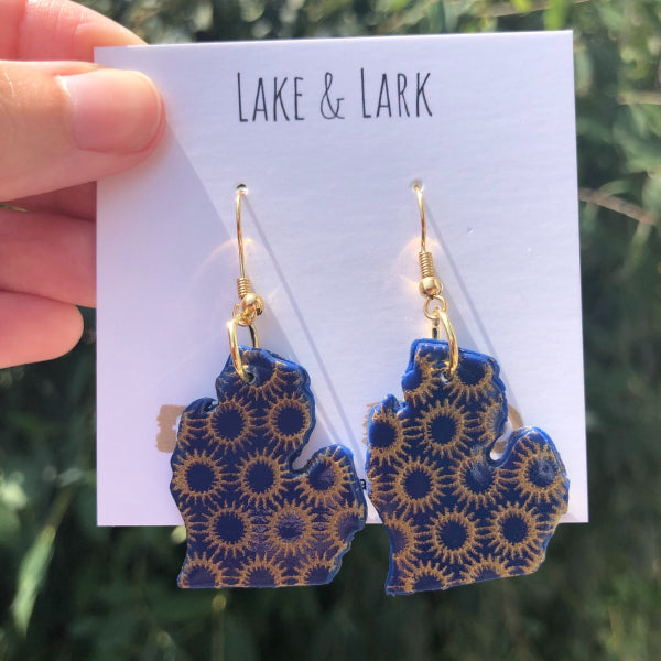 michigan sun dangly earrings lake lark (1)