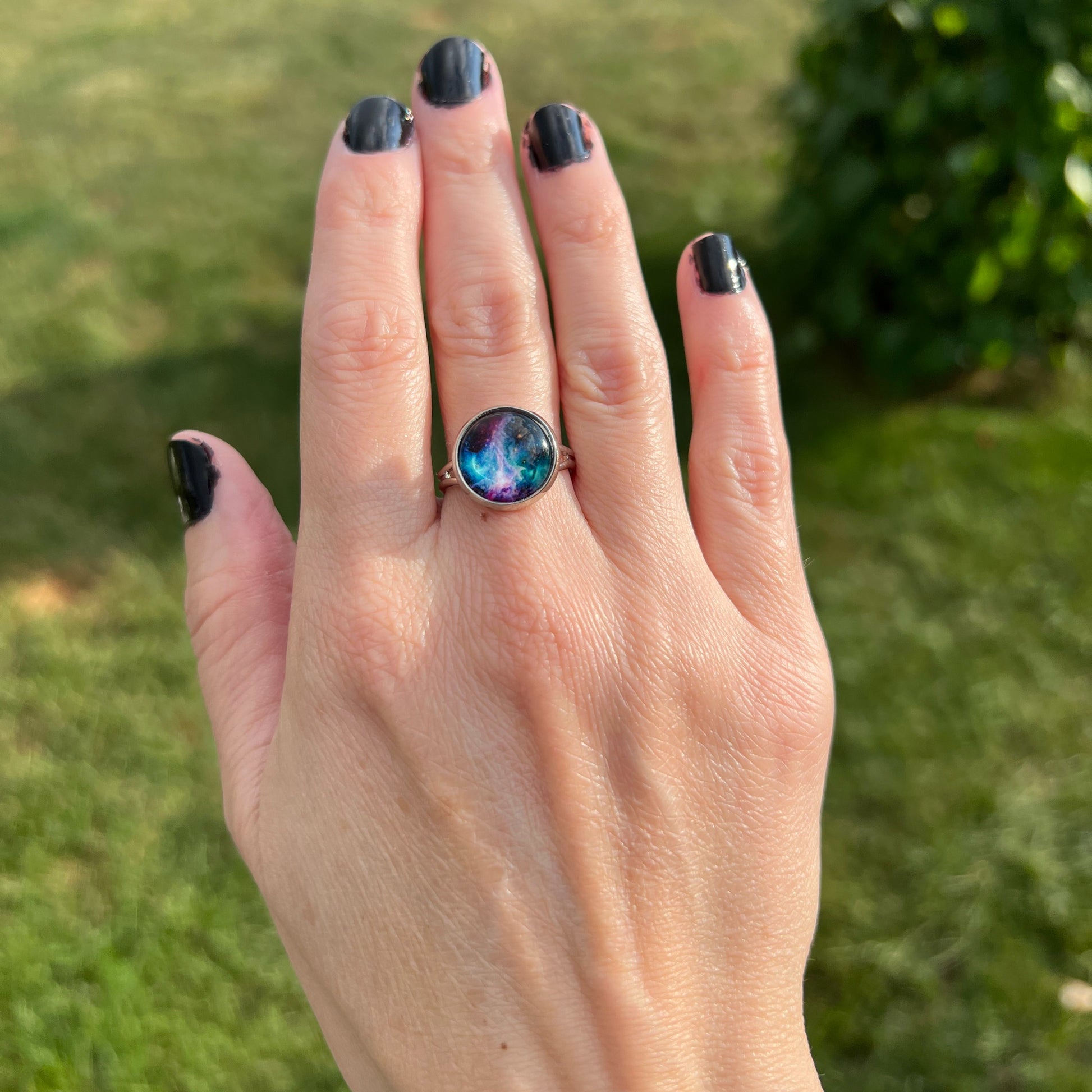 galaxy adjustable ring