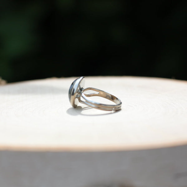 adjustable silver ring lake lark