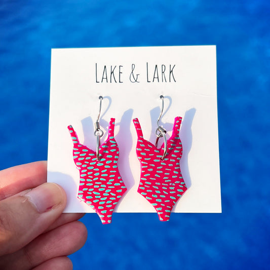 bathing suit vacation earrings