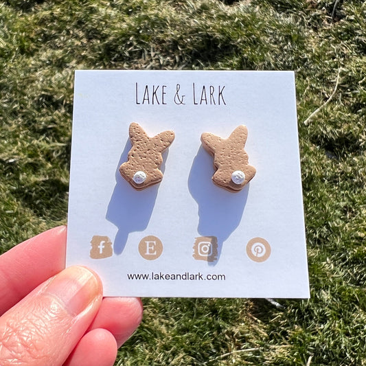 bunny rabbit easter stud earrings lake lark (1)