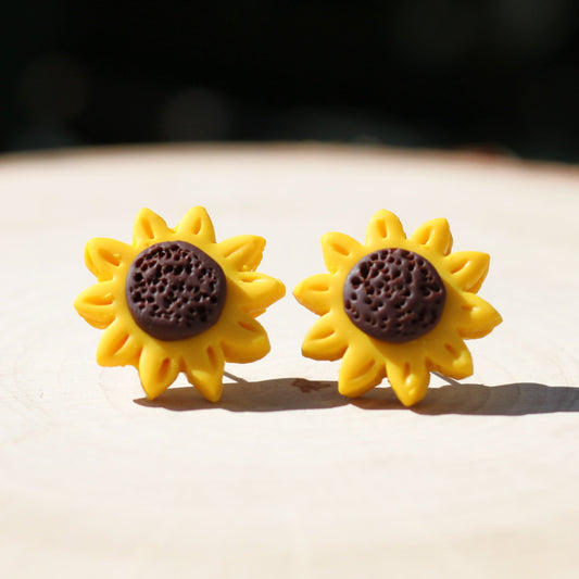 handmade sunflower jewelry