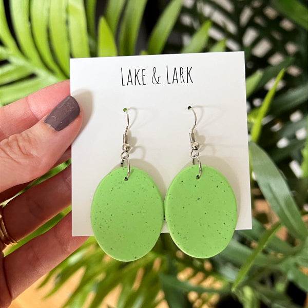 easter egg dangly earrings lake lark