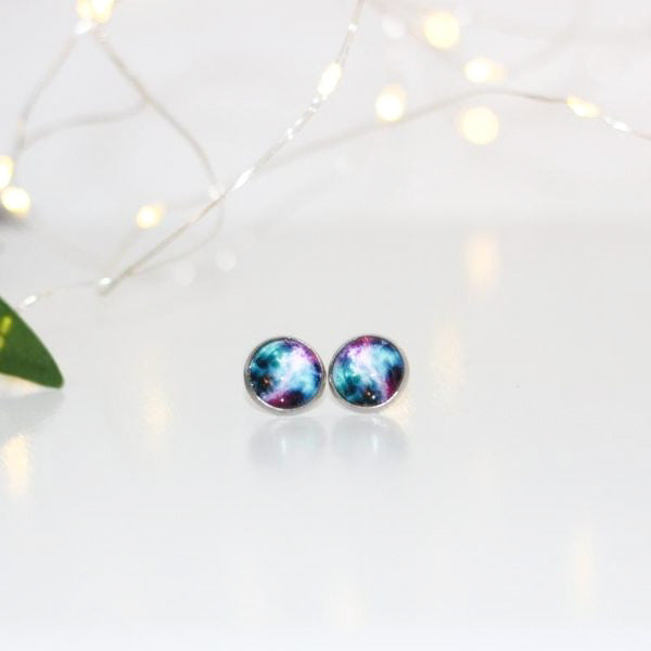 galaxy stud earrings copy