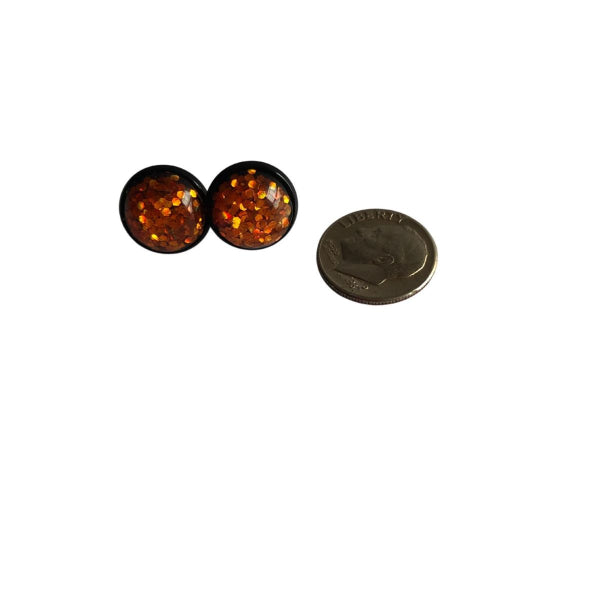 halloween glitter earring sizing