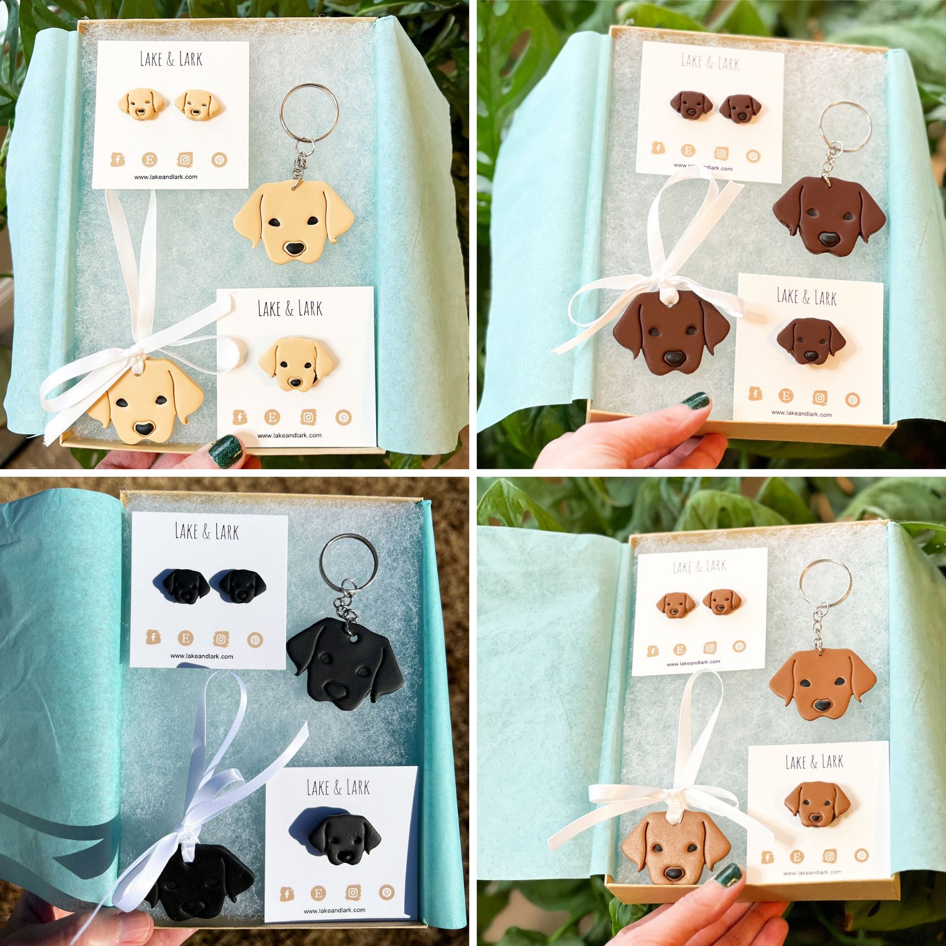 retriever dog mom gift box set