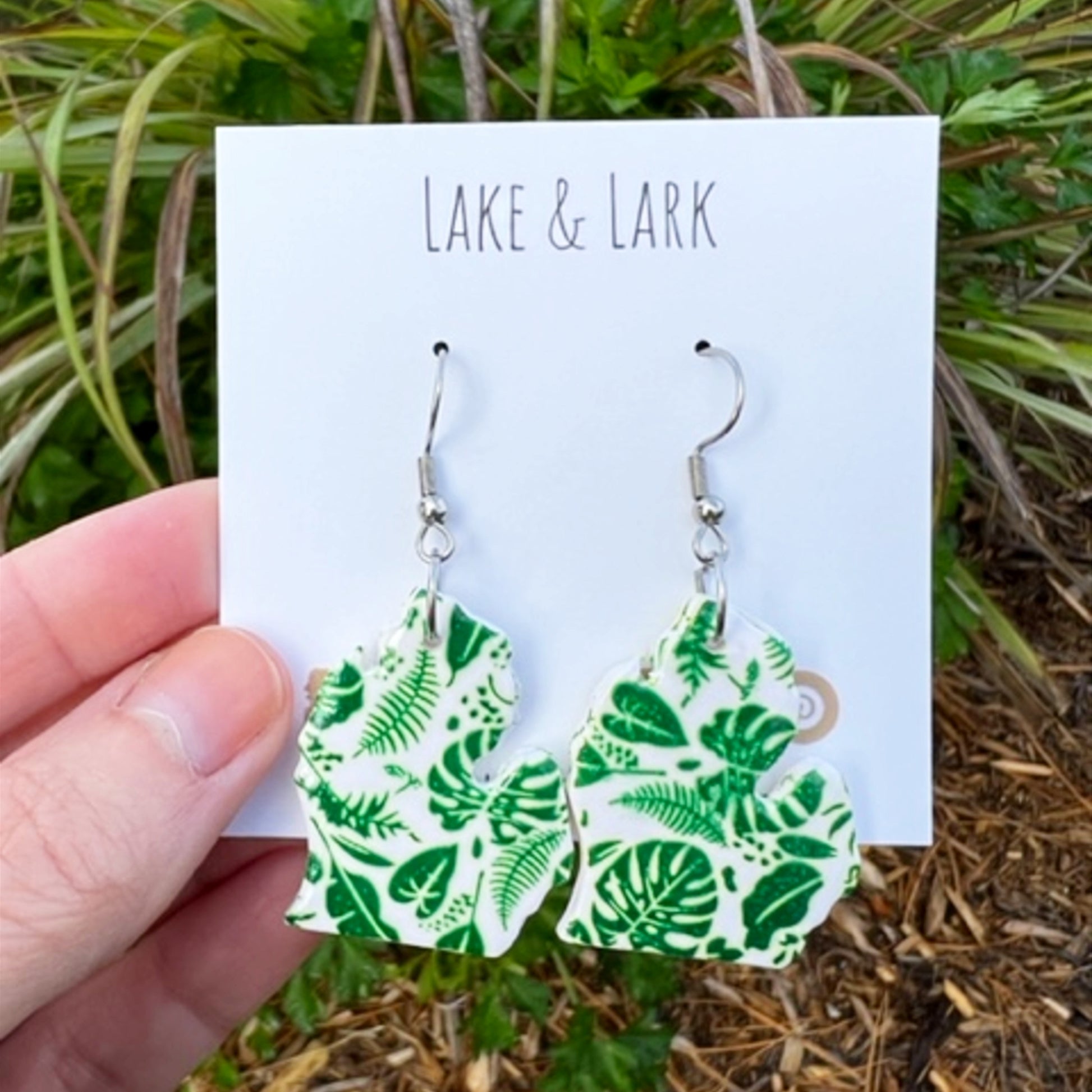 clay michigan plant mom gift earrings