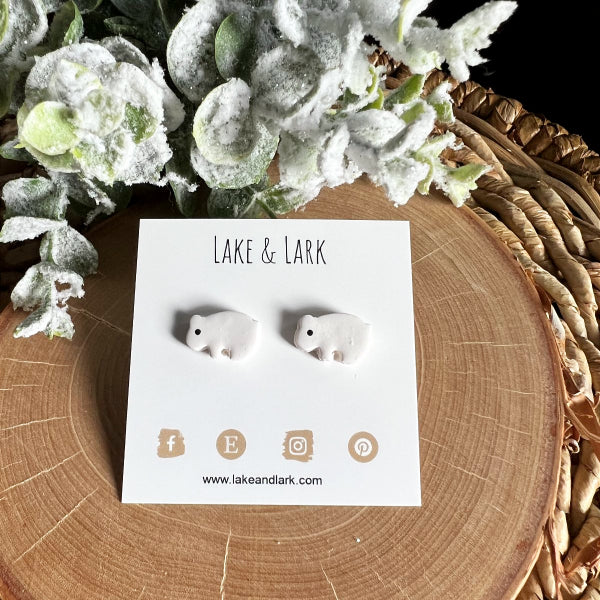 polar bear stud earrings lake lark (1)