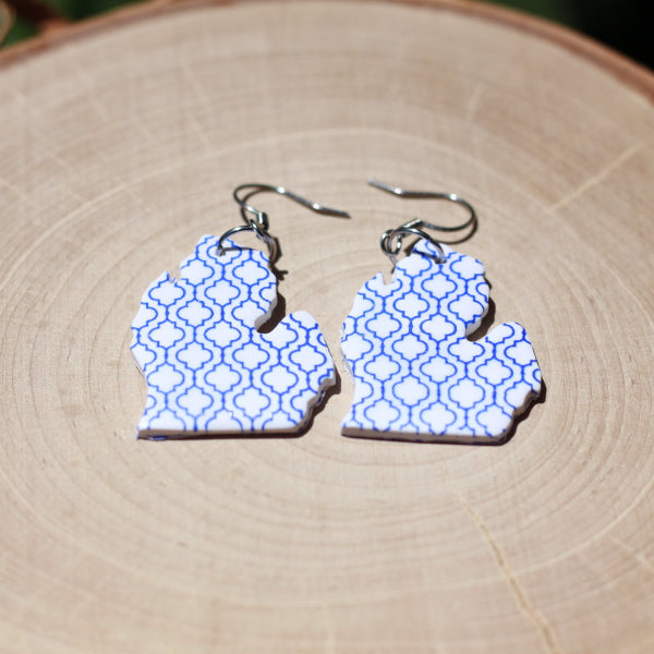 moroccan tile michigan earrings