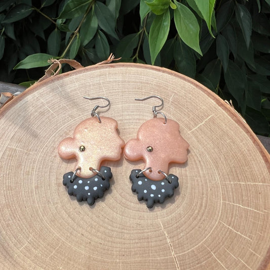 rbg feminist clay earrings