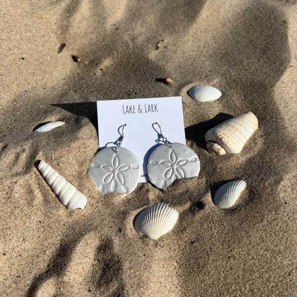 sand dollar beach wedding jewelry