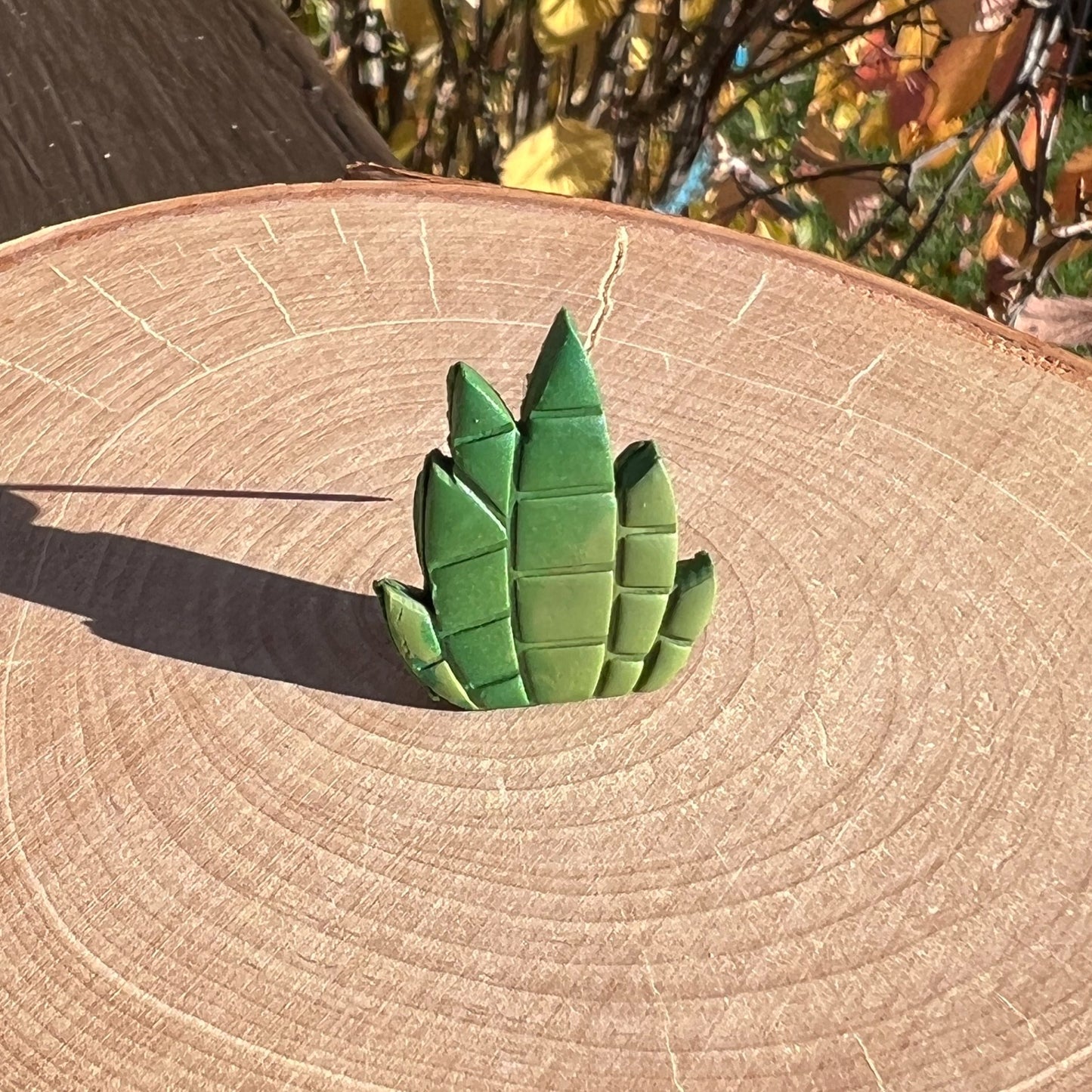 clay snake plant pin