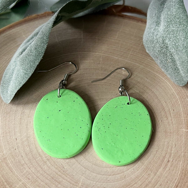 easter egg dangly earrings