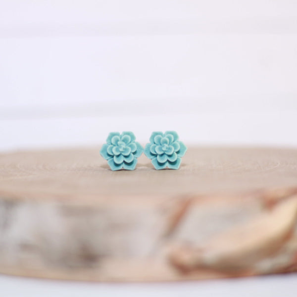 succulent stud earrings (4)