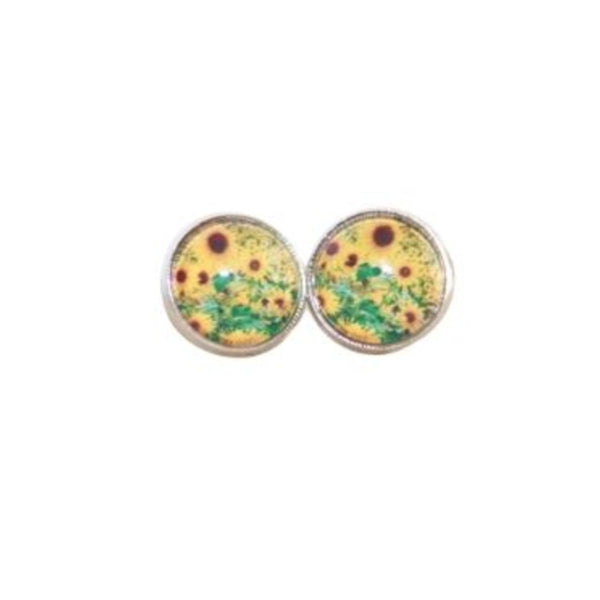 sunflower earrings