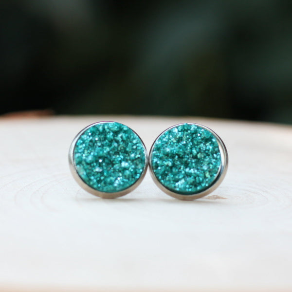 turquoise stud earrings