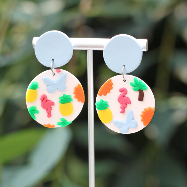 tropical summer clay statement earrings lake lark (1)