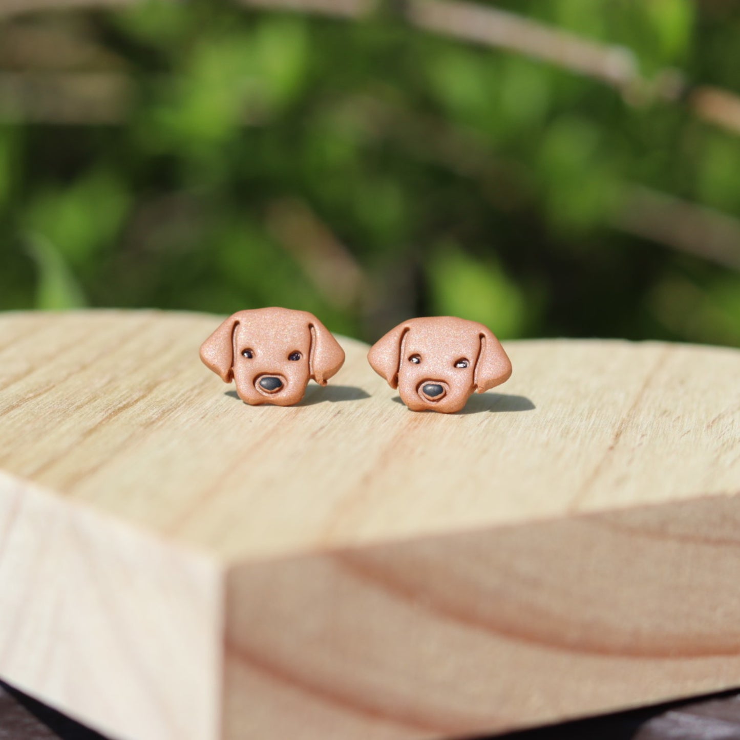 vizsla dog stud earrings red labrador retriever lake and lark (1)